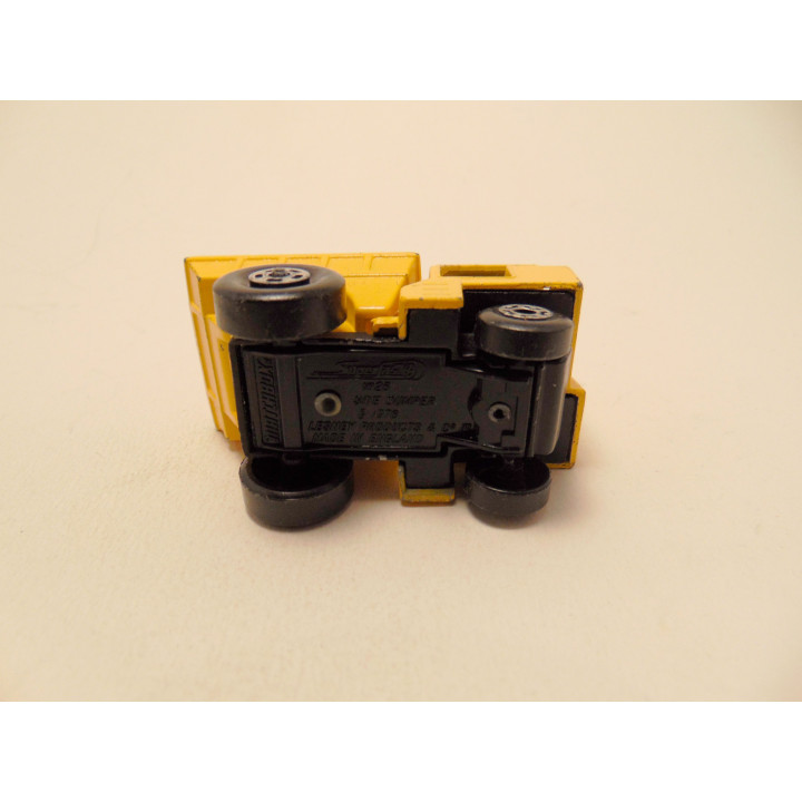 Kiepwagen Site dumper Matchbox mb 26 geel