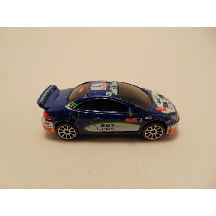Peugeot 307 WRC Majorette 205D donkerblauw