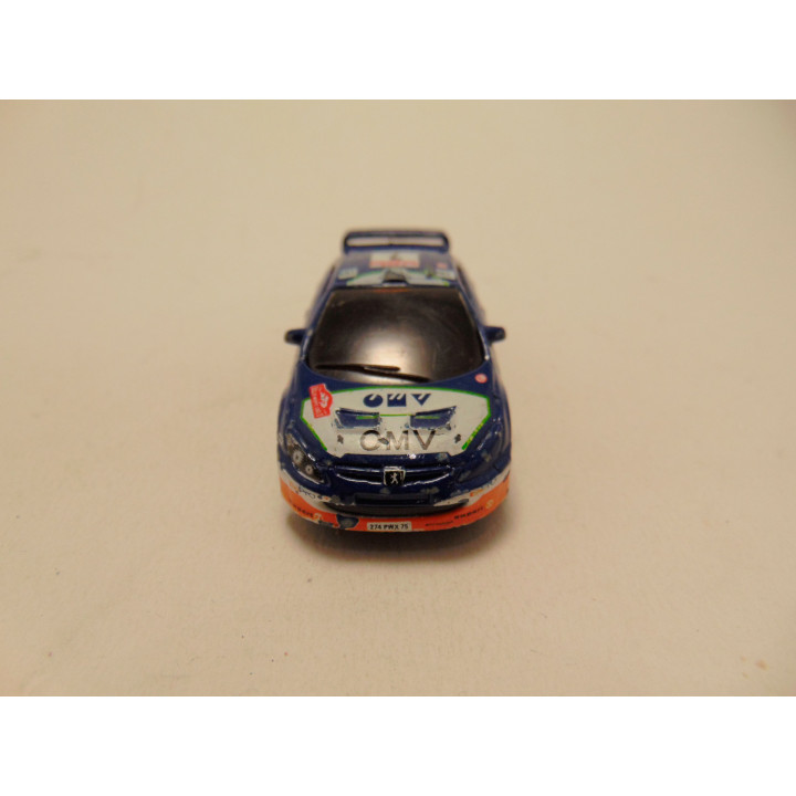 Peugeot 307 WRC Majorette 205D donkerblauw
