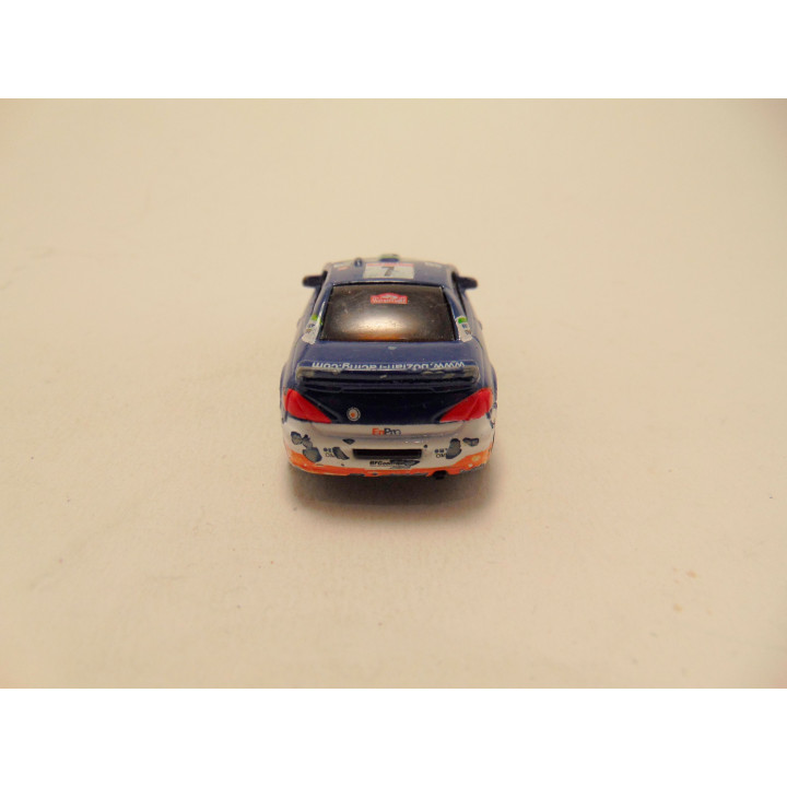 Peugeot 307 WRC Majorette 205D donkerblauw