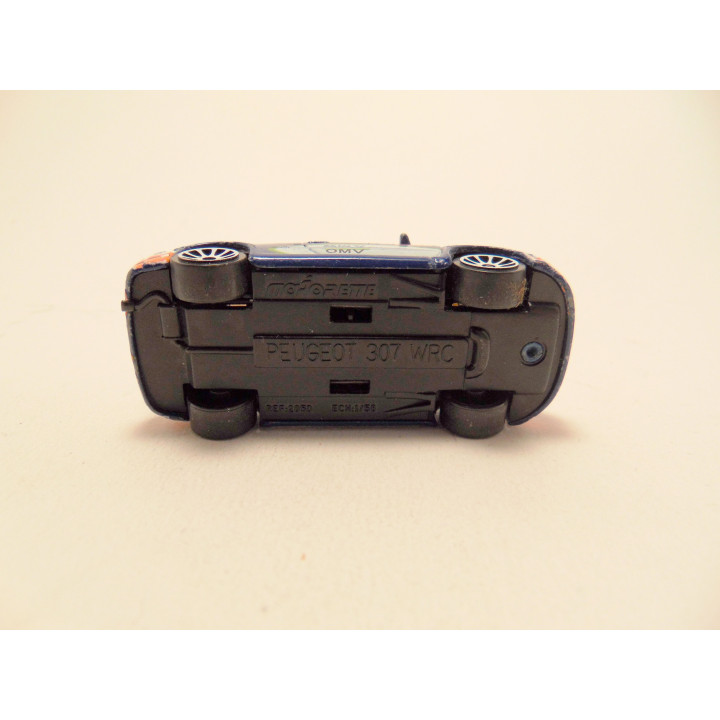 Peugeot 307 WRC Majorette 205D donkerblauw