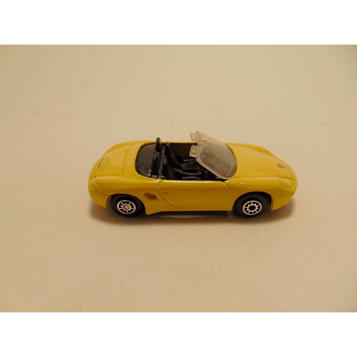 Porsche Boxster Maisto 1:64 geel