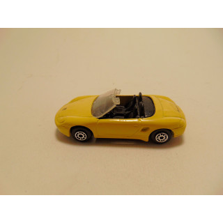 Porsche Boxster 1:64 Maisto geel