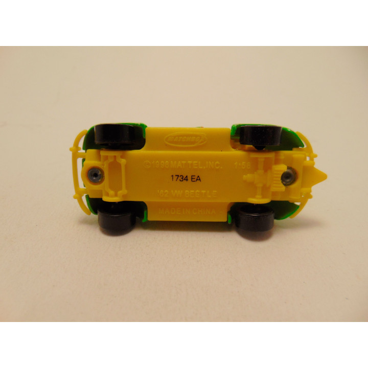 Volkswagen Kever 1962 Nickelodeon Spongebob 1:58 Matchbox groen
