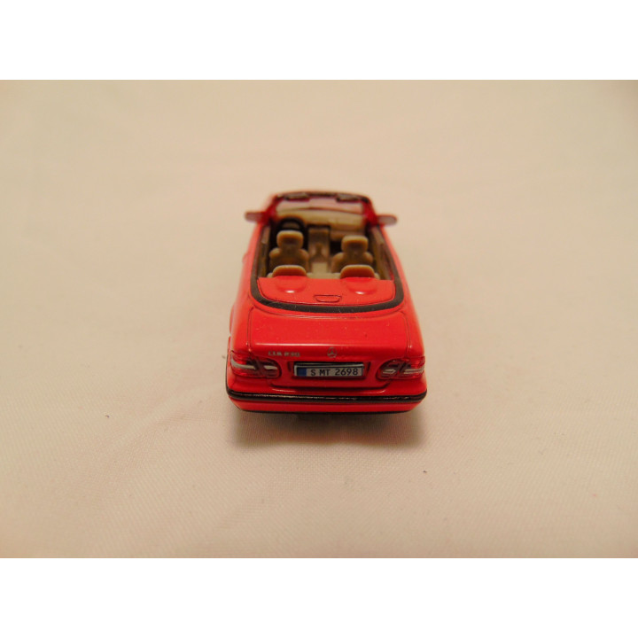 Mercedes CLK cabrio 1:72 Cararama rood