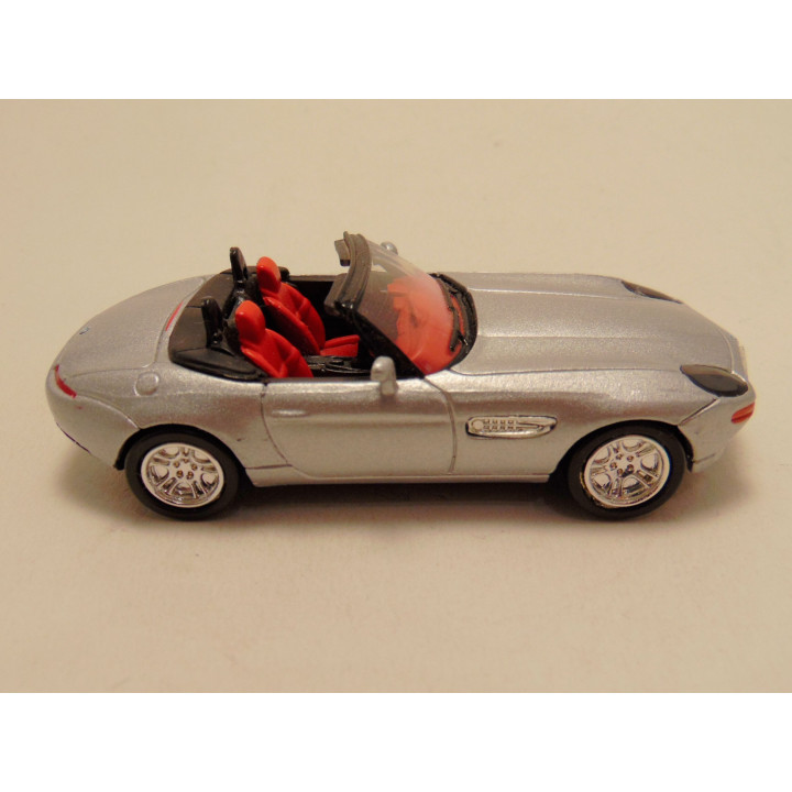 Bmw Z8 cabrio 1:43 Newray zilverkleurig