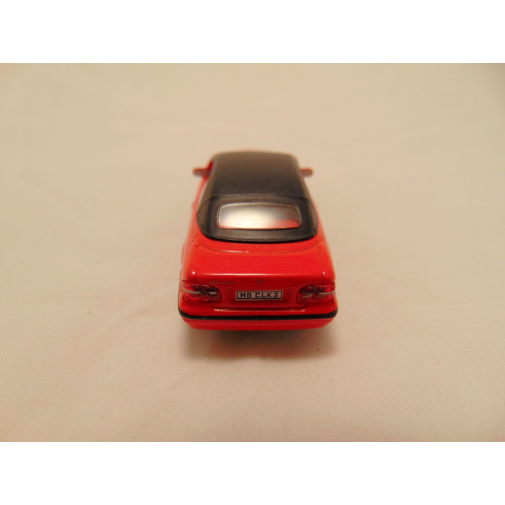 Mercedes CLK softtop 1:72 Cararama rood