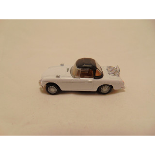 MGB spider softtop 1:72 Cararama wit, metaal