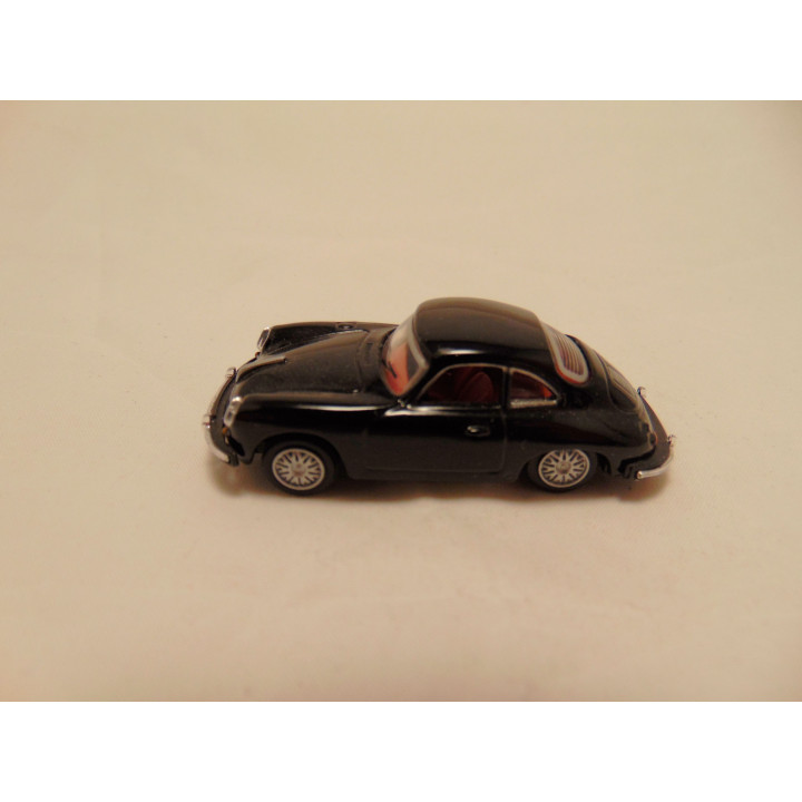 Porsche 356 Coupe 1:72 Cararama zwart