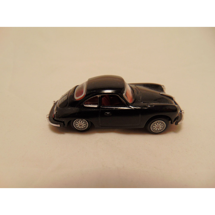 Porsche 356 Coupe 1:72 Cararama zwart