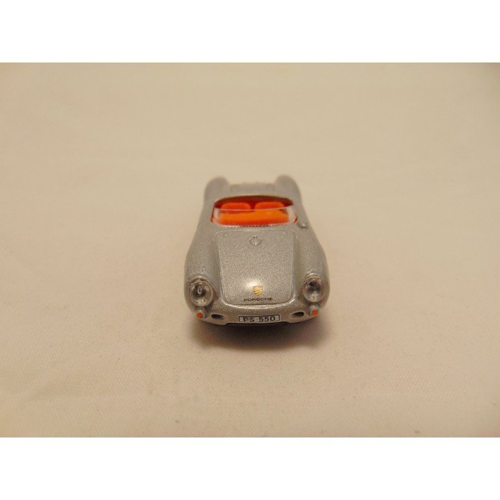 Porsche 550A spyder 1:72 Cararama zilverkleurig