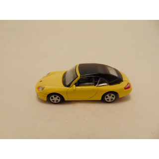 Porsche 911 Carrera Hardtop 1:74 Cararama geel