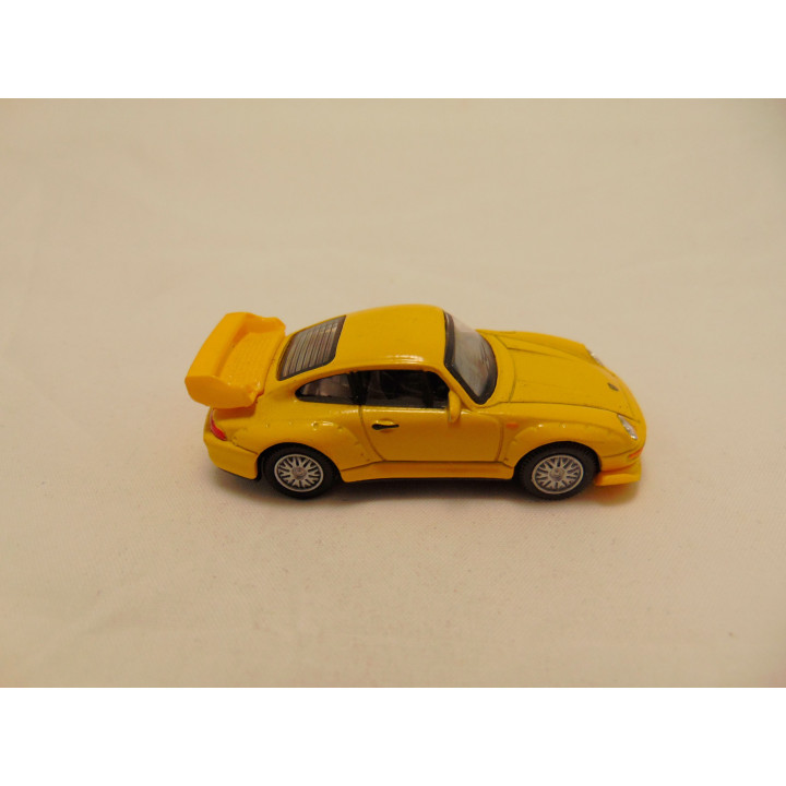 Porsche 911 GT 1:72 Cararama geel