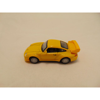 Porsche 911 GT 1:72 Cararama geel