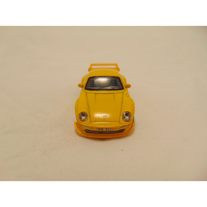 Porsche 911 GT 1:72 Cararama geel