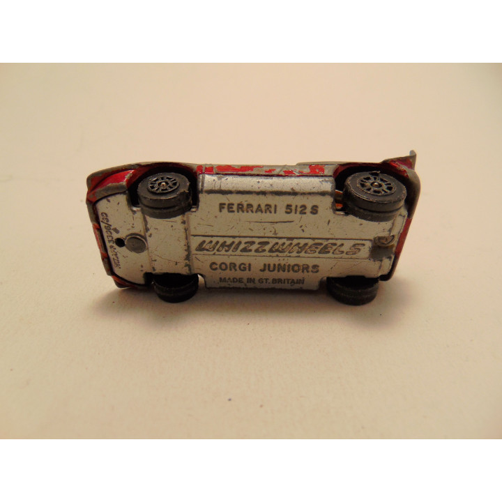 Ferrari 512 S Corgi juniors Whizzwheels roodbruin