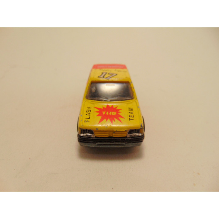 Peugeot 205 gti Flash team Majorette geel - rood