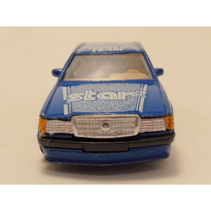 Mercedes 190 E 2.6 16 star 1:38 blauw