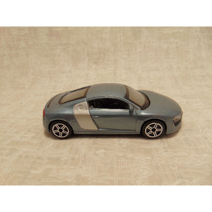 Audi R 8 Bburago 1:43 blauwgrijs