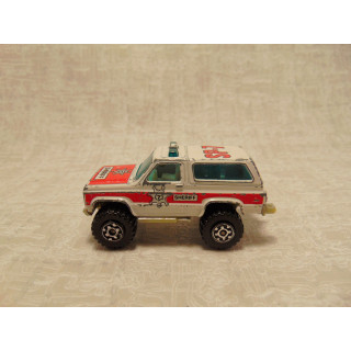 Chevrolet Blazer 4x4 sheriff SP7 politie Matchbox wit