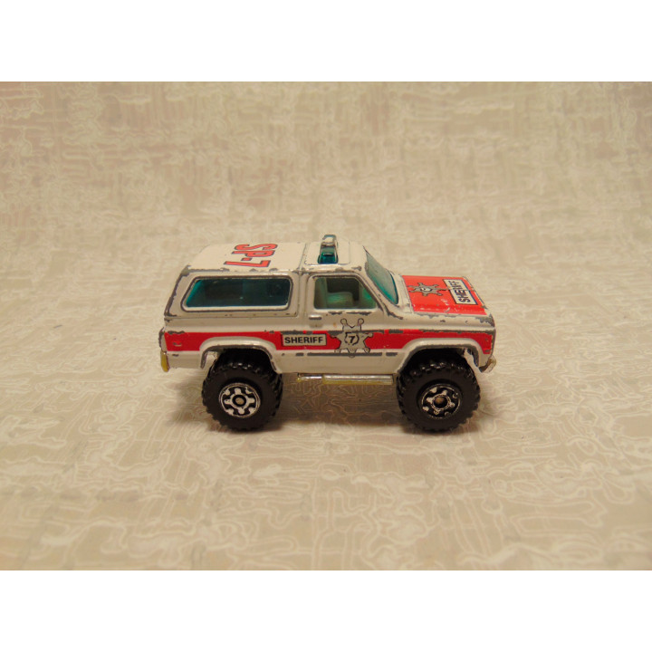 Chevrolet Blazer 4x4 sheriff SP7 politie Matchbox - Lesney wit