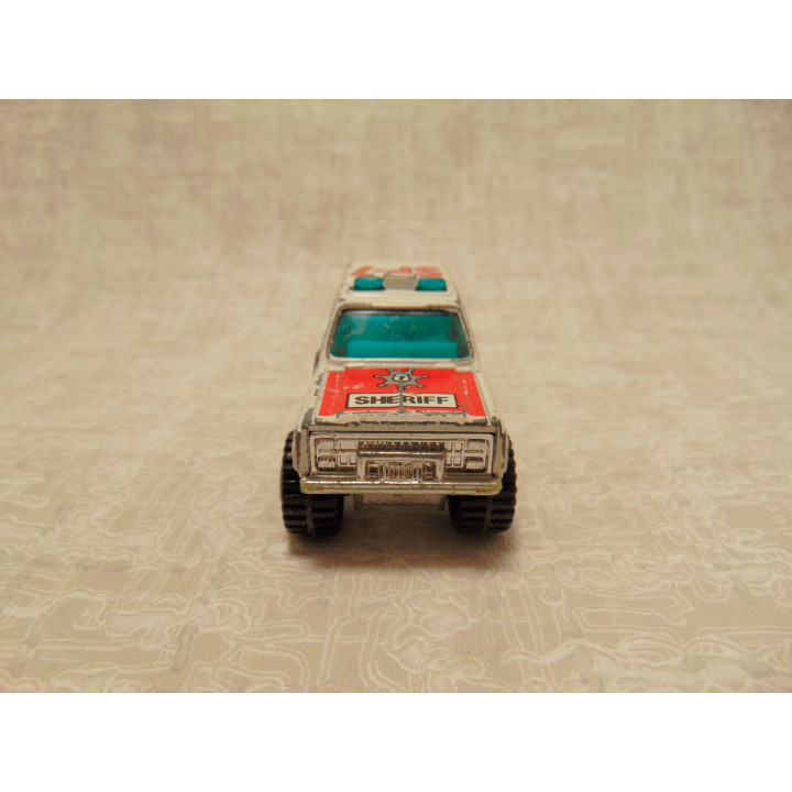 Chevrolet Blazer 4x4 sheriff SP7 politie Matchbox wit