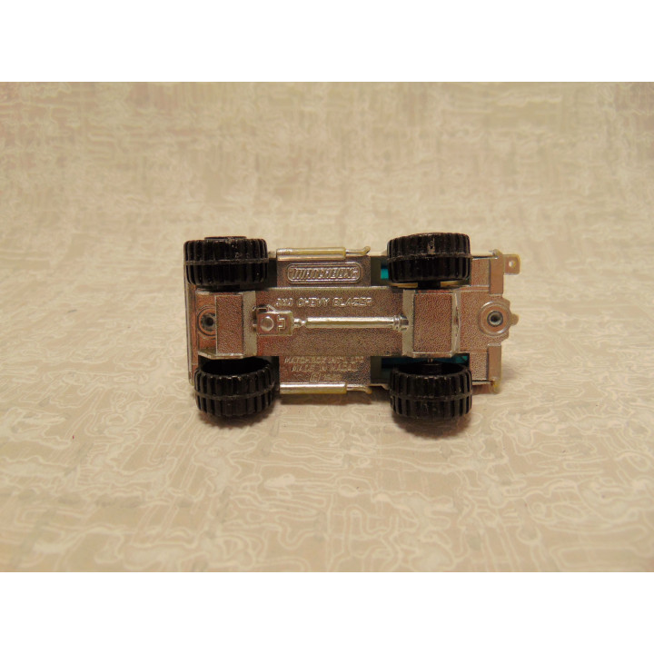 Chevrolet Blazer 4x4 sheriff SP7 politie Matchbox wit