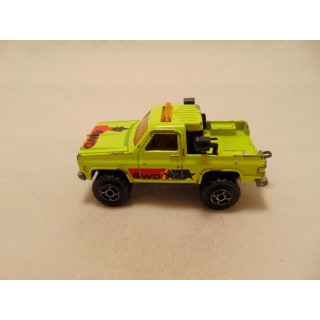 Chevrolet Blazer K5 4 WD Pickup Off road 1:62 Majorette geel