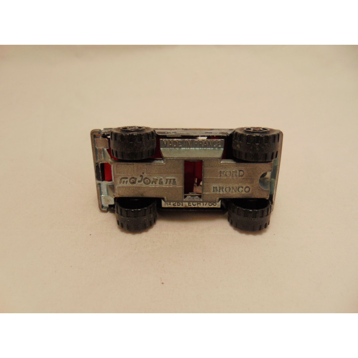 Ford Bronco Off road 1988 Majorette zwart