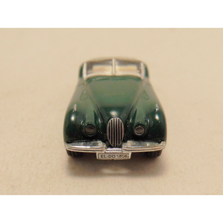 Jaguar XK120 1949 1:87 Schuco donkergroen