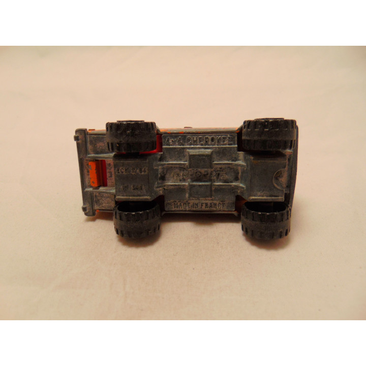 Jeep Cherokee SJ 4x4 Majorette Oranje