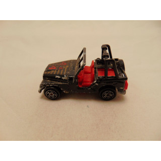 Jeep CJ5 4x4 1:59 Majorette zwart