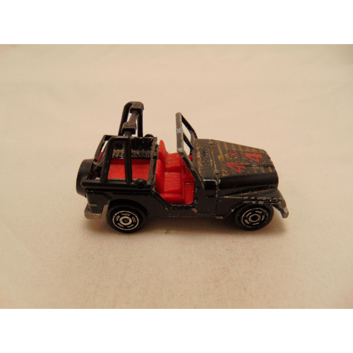 Jeep CJ5 4x4 Majorette zwart
