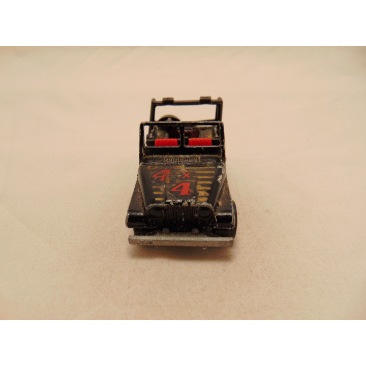 Jeep CJ5 4x4 Majorette zwart