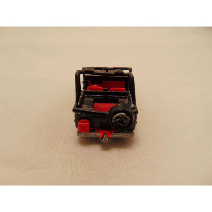 Jeep CJ5 4x4 Majorette zwart