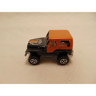 Jeep CJ5 Off Road 1:54 Majorette zwart