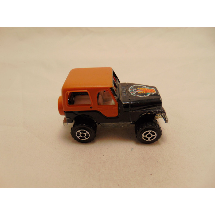 Jeep CJ5 Off Road Majorette zwart