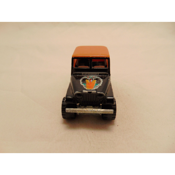 Jeep CJ5 Off Road Majorette zwart