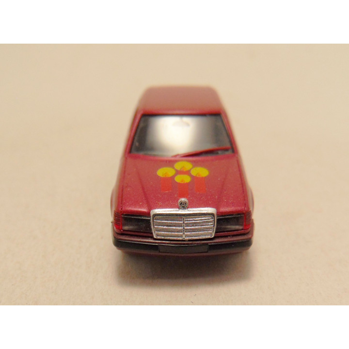 Mercedes 300E 1990 1:87 Herpa roodbruin