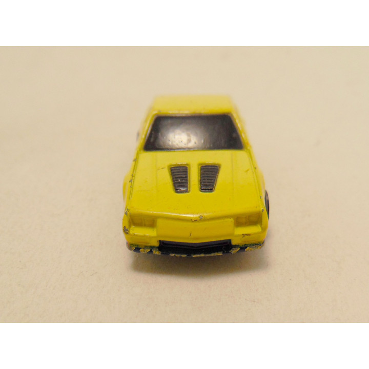 Chevrolet Camaro Iroc Z Matchbox 1:87 geel - modelauto