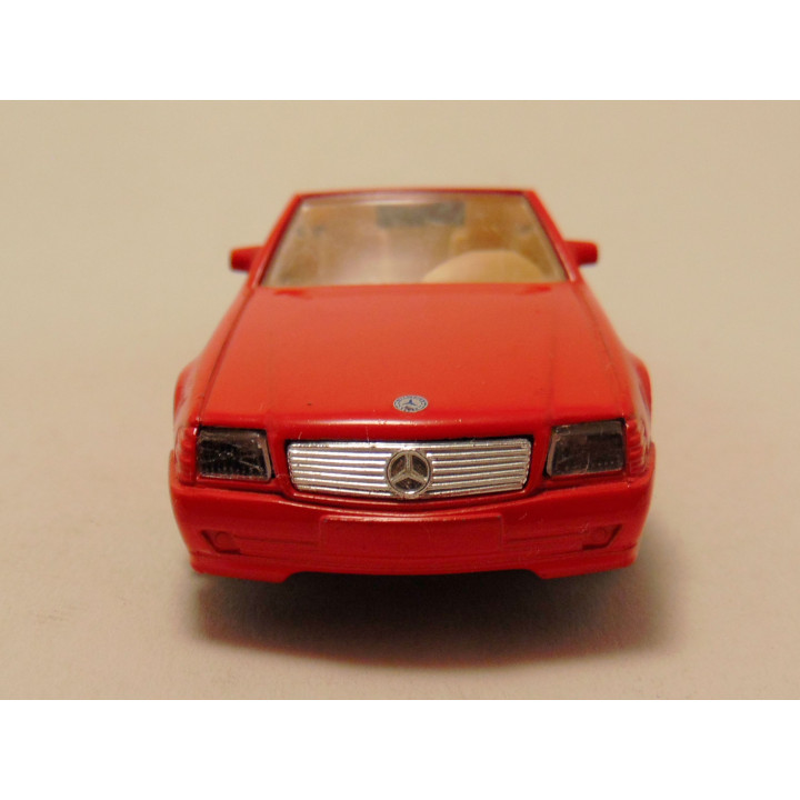 Mercedes 300 SL cabrio 1:43 Bburago rood