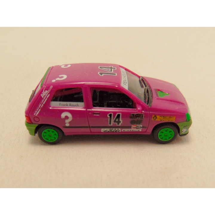 Renault Clio 16V Penthouse Frank Rouct 1:87 Herpa donkerroze