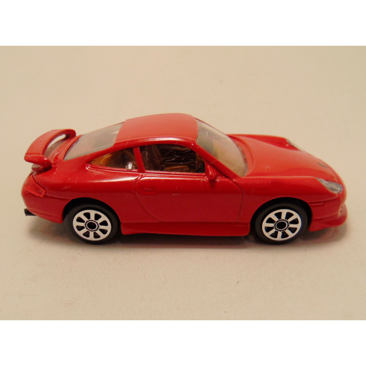 Porsche 911 Carrera 996 GT3 turbo 1:43 Bburago rood