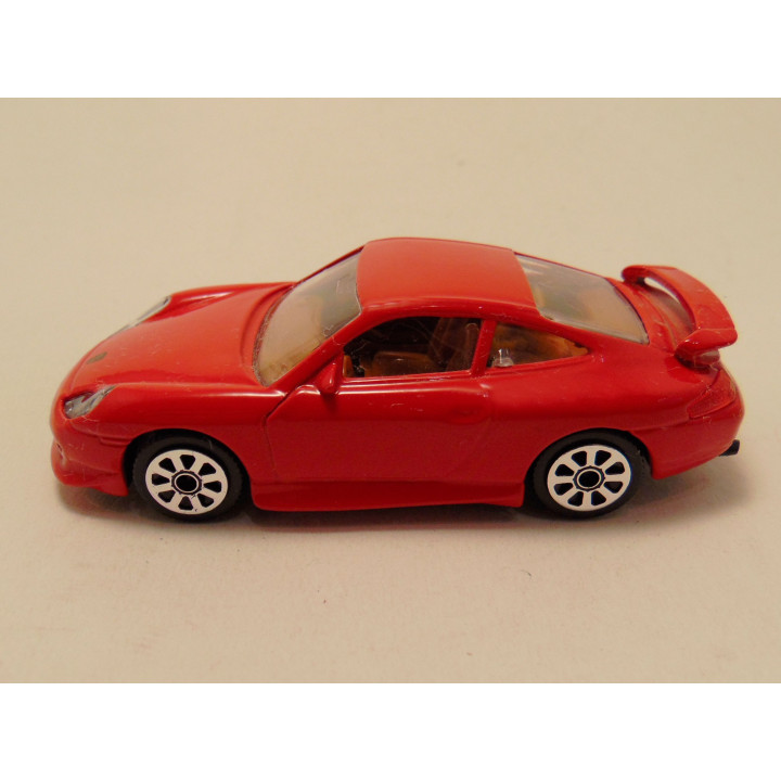 Porsche 911 Carrera 996 GT3 turbo 1:43 Bburago rood