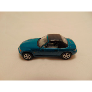 Bmw Z3 Cabrio 1:72 Cararama groenblauw