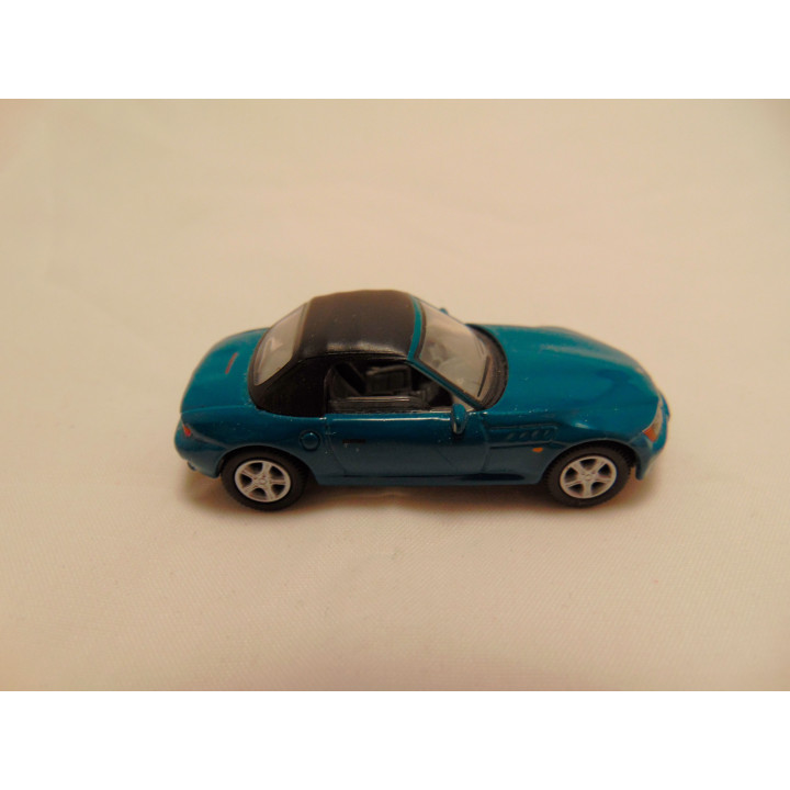 Bmw Z3 Cabrio 1:72 Cararama groenblauw