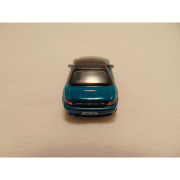 Bmw Z3 Cabrio 1:72 Cararama groenblauw
