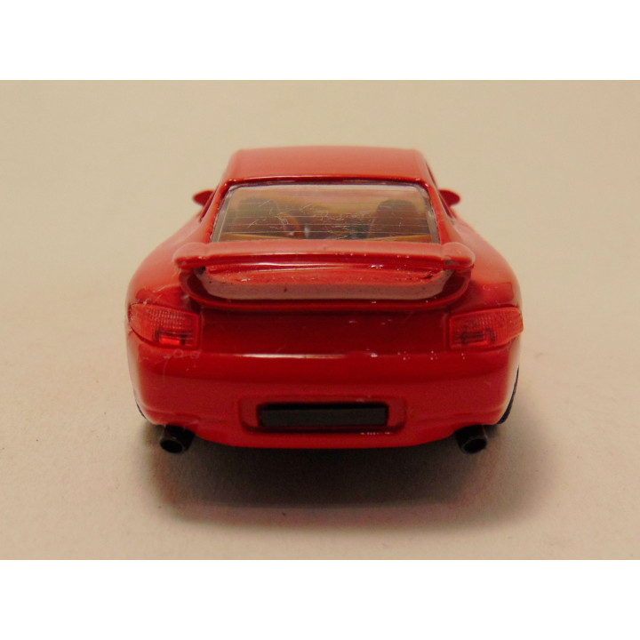 Porsche 911 Carrera 996 GT3 turbo 1:43 Bburago rood