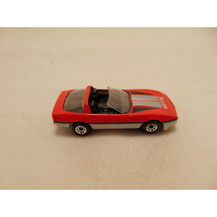 Chevrolet Corvette cabrio 1984 Vette Matchbox rood