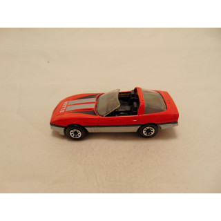 Chevrolet Corvette cabrio 1984 Vette Matchbox rood